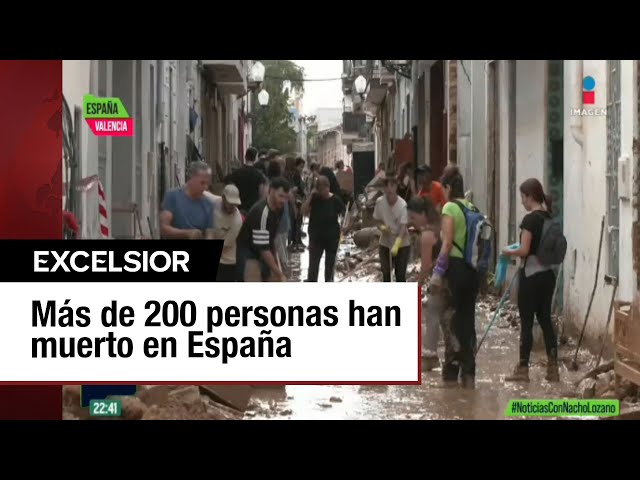 Solidaridad en Valencia: españoles apoyan a afectados por la DANA