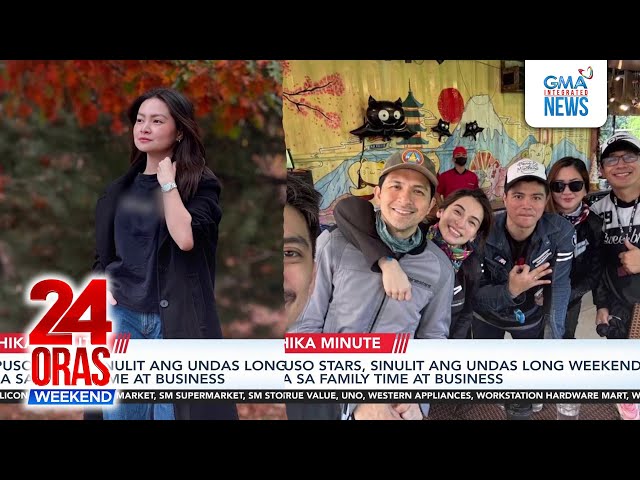 ⁣Kapuso stars, sinulit ang Undas long weekend para sa family time at business | 24 Oras Weekend