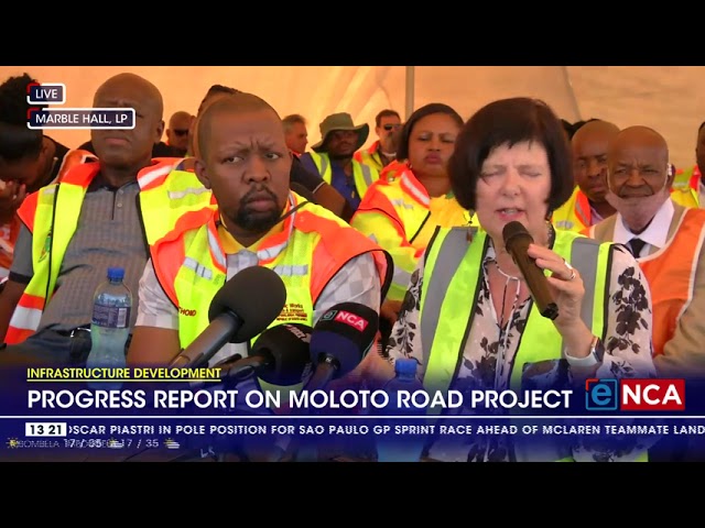 ⁣Infrastructure Development | Progress report on Moloto Road project