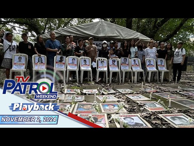 ⁣TV Patrol Weekend Playback | November 2, 2024