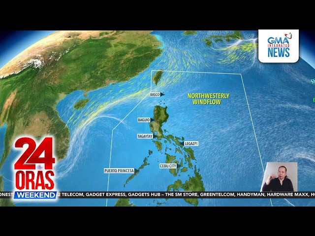 ⁣Easterlies, magpapaulan bukas sa ilang bahagi ng bansa; Amihan season posibleng... | 24 Oras Weekend