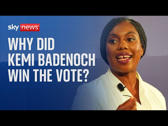 ⁣Analysis: Why did Tory members choose Kemi Badenoch over Robert Jenrick?