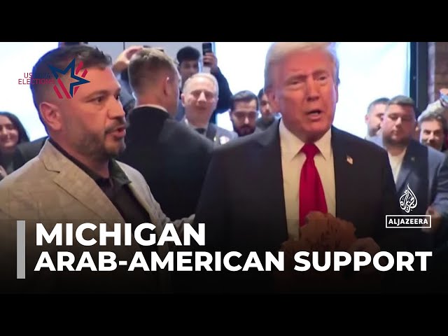 ⁣The final push for undecided voters: Trump seeks Arab-American support in Michigan