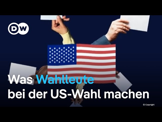 ⁣Wusstest du, dass US-Bürger ihre Präsidenten nicht direkt wählen? | DW Nachrichten