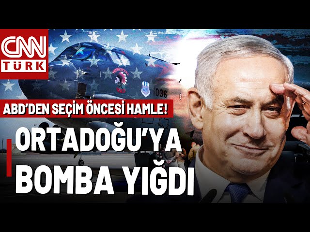 ⁣ABD İsrail İçin Sınırları Zorluyor! Seçim Öncesi Ortadoğu'ya Bombardıman Desteği