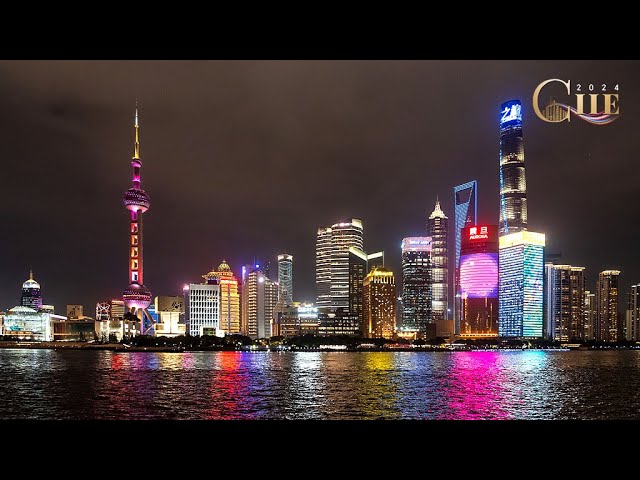 ⁣Live: Welcome to CIIE! Enjoy the neon night in Shanghai's Lujiazui– Ep. 2