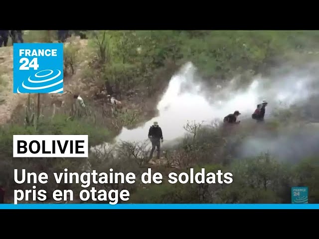 ⁣Révolte anti gouvernementale en Bolivie, une vingtaine de soldats pris en otage • FRANCE 24