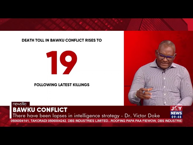 ⁣For the sake of peace, let's first take Alhaji Seidu out of Bawku - Dr. Victor Doke #Newsfile