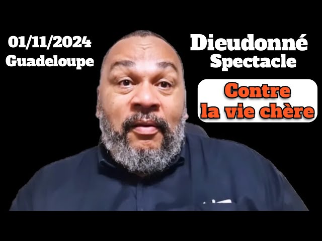 ⁣DIEUDONNÉ en Guadeloupe - "CONTRE LA VIE CHÈRE" ITW après le spectacle.