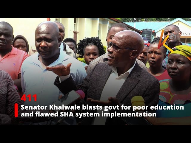 ⁣Senator Khalwale blasts government for poor education and flawed SHA system implementation