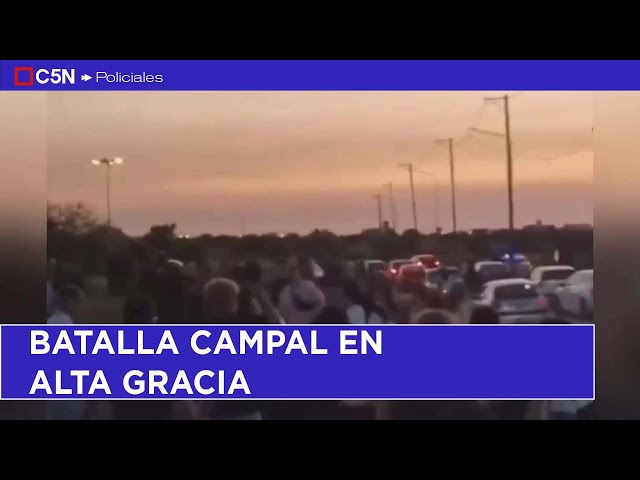 ⁣BRUTAL BATALLA CAMPAL en ALTA GRACIA