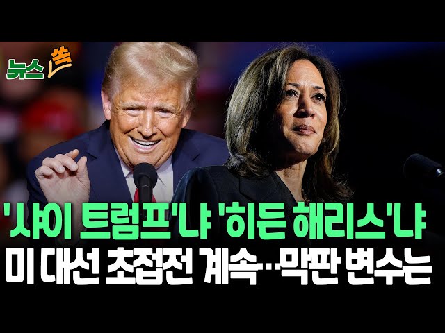 ⁣[뉴스쏙] 美대선 경합주 오차 범위 내 초박빙 대결ㅣ'정적 조준' 트럼프 또 막말…미 대선 변수 되나 / 연합뉴스TV (YonhapnewsTV)