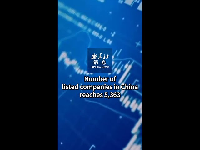 ⁣Xinhua News | Number of listed companies in China reaches 5,363