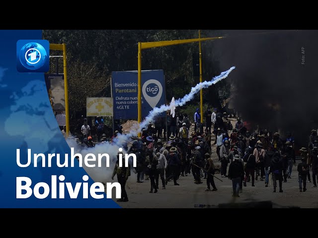 ⁣Proteste in Bolivien eskalieren