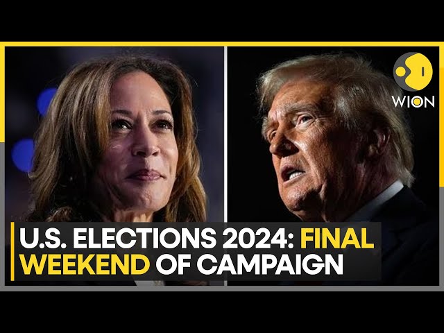 ⁣US Elections 2024: Harris Trump To Hold Flurry Of Rallies In Swing States | Latest News | WION