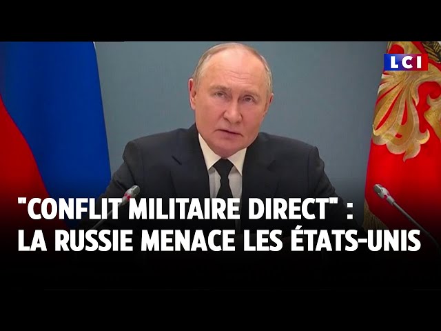 ⁣"Conflit militaire direct" : la Russie menace les États-Unis