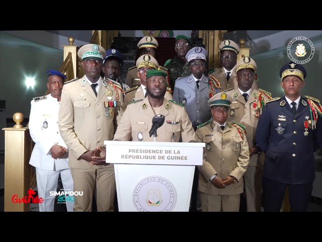 ⁣ Fête de l'armée guinéenne : une importante communication de la junte militaire au pouvoir (CNR