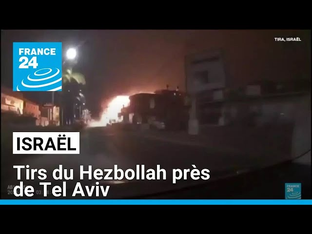 ⁣Israël : tirs du Hezbollah près de Tel Aviv • FRANCE 24