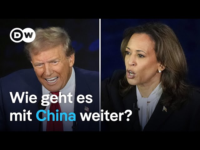 ⁣Die US-Präsidentschaftskanditen und der Handel mit China | DW Nachrichten