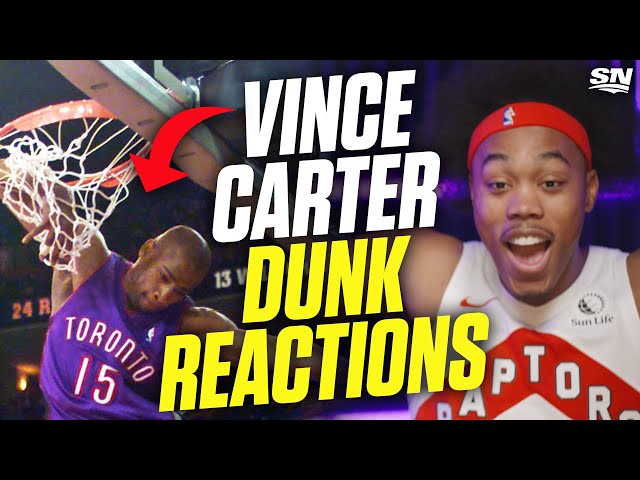 ⁣"IT'S OVER!" - Raptors React To Vince Carter's Nastiest Dunks