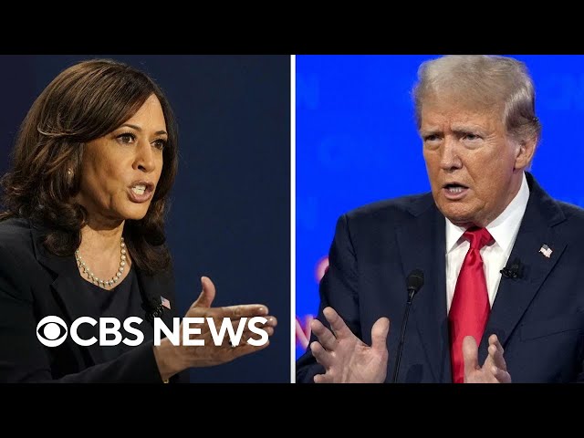 ⁣Harris and Trump campaign in battleground states in election's final stretch