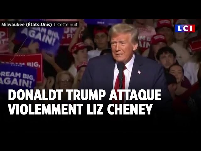 ⁣Présidentielle américaine : Donald Trump attaque violemment Liz Cheney