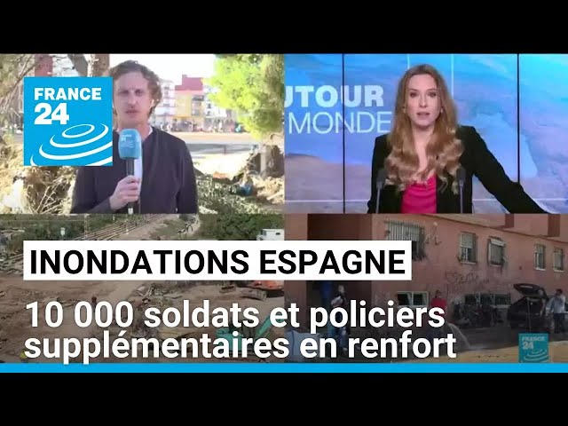 ⁣Inondations en Espagne : au moins 211 morts et de nouveaux renforts militaires • FRANCE 24