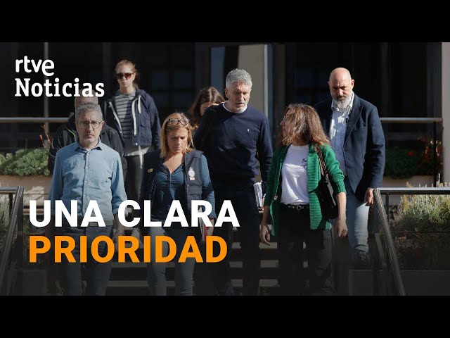 ⁣GRANDE-MARLASKA destaca que RECUPERAR LOS CUERPOS DE LOS DESAPARECIDOS ES EL PRIMER OBJETIVO | RTVE