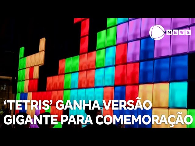 ⁣'Tetris' ganha versão gigante para comemoração de 40 anos