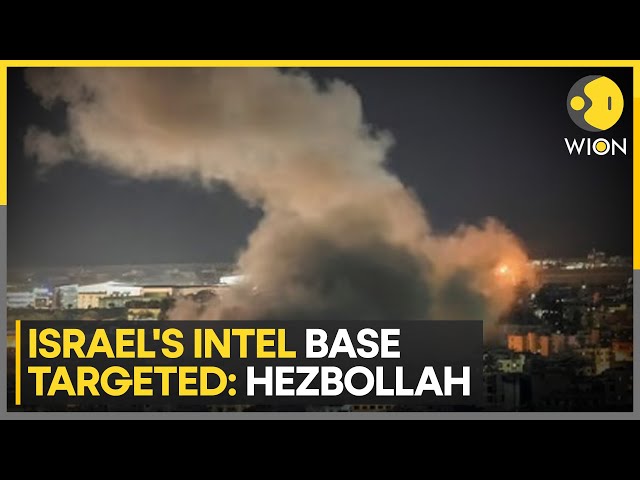 ⁣Hezbollah Says Launched Rockets At Intelligence Base Near Tel Aviv | Latest News | WION