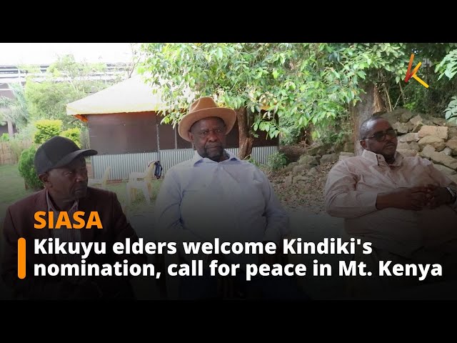 ⁣Kikuyu elders welcome Kindiki's nomination, call for peace in Mt. Kenya