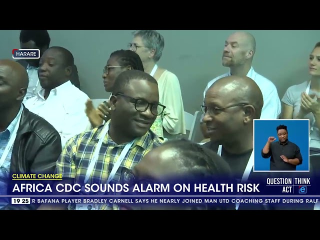 ⁣Climate Change | Africa CDC sounds alarm on health risk