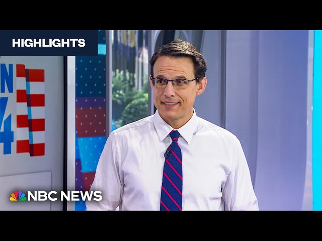 ⁣Steve Kornacki breaks down the polls in the run-up to the 2024 Election | NBC News highlights