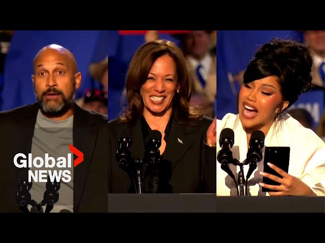 ⁣Cardi B, Keegan-Michael Key fire up Harris crowd at Wisconsin rally: “We’re not going back”