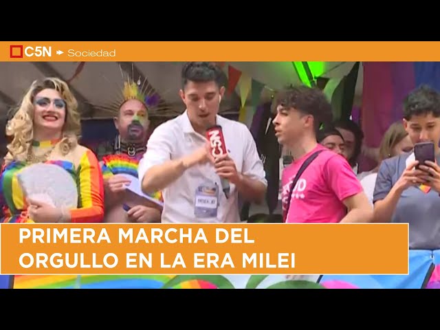 ⁣C5N en la MARCHA del ORGULLO 2024