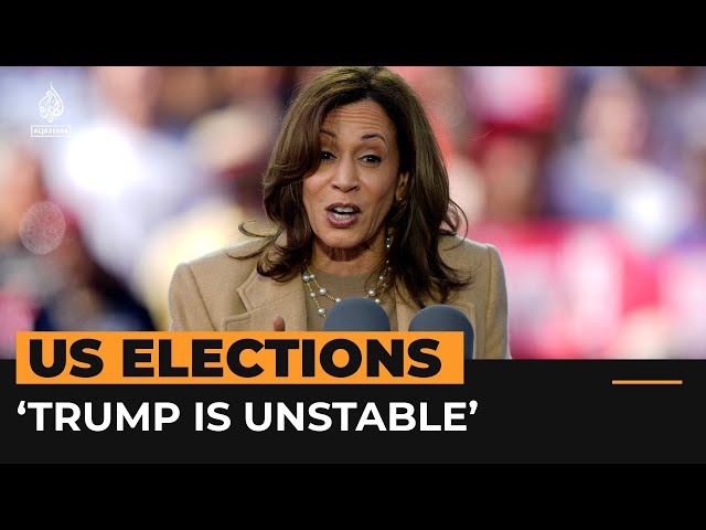 ⁣Kamala Harris comes out swinging against Trump at Georgia rally | AJ #shorts