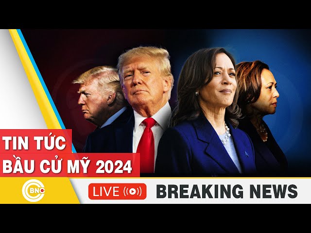 ⁣TRỰC TIẾP: Bầu cử Mỹ 2024:Donald Trump - Kamala Harris: Cạnh tranh căng thẳng đến từng giây phút