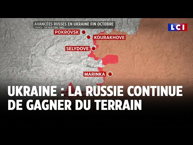 ⁣Guerre en Ukraine : la Russie continue de gagner du terrain