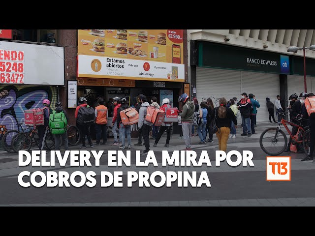 ⁣Aplicaciones de delivery y propinas en la mira