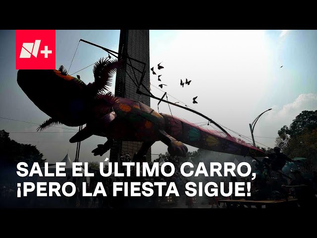 ⁣Sale el último carro alegórico del gran desfile de la Ciudad de México - Las Noticias