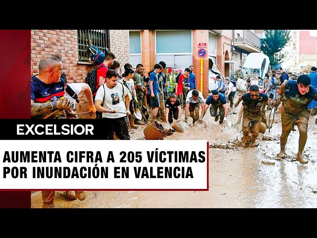 ⁣Se elevan a 205 los muertos por las lluvias torrenciales en Valencia | Resumen Internacional