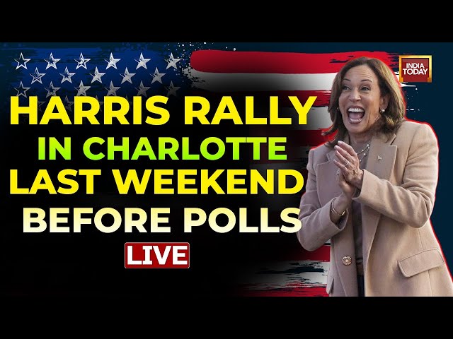 ⁣Kamala Harris LIVE: Kamala Harris Rally In Charlotte North Carolina | Harris Speech | US Elections