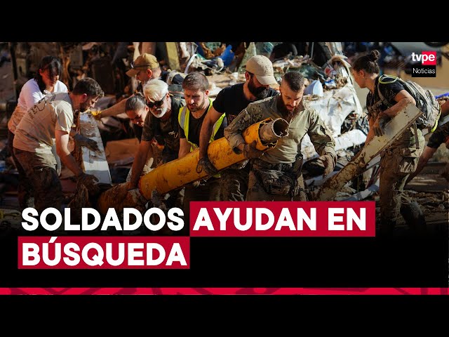 ⁣Miles de soldados y policías adicionales llegarán a las zonas devastadas en España