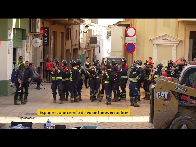 ⁣En Espagne, les secours débordés