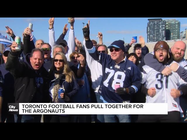 ⁣Toronto football fans pull together for the Argonauts