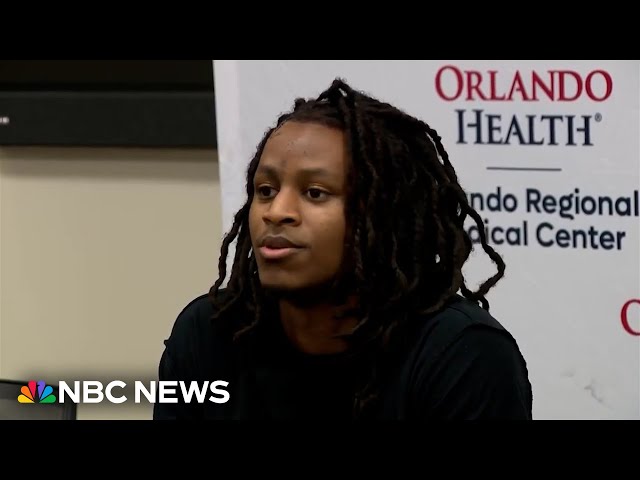 ⁣Man grazed by bullet recounts moments before Orlando Halloween shooting