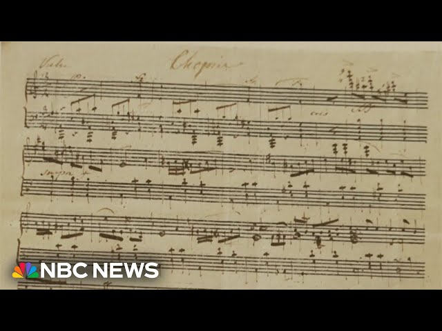 ⁣Lost Chopin waltz discovered in New York City museum