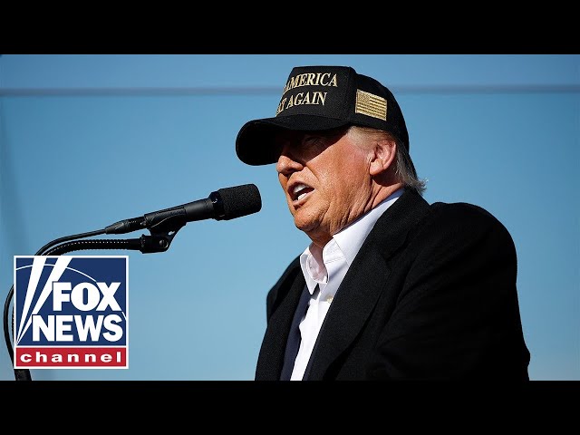 ⁣Live: Trump holds a rally in battleground North Carolina