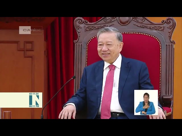 ⁣Sostiene Esteban Lazo conversaciones con su par de Vietnam