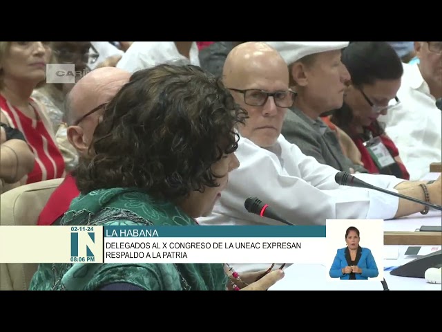 ⁣Concluye en Cuba Décimo Congreso de la UNEAC